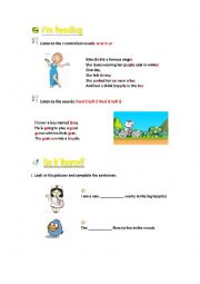 English Worksheet: A Series of Phonics Printables Unit 19 2/2