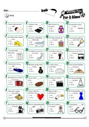 English Worksheet: Grammar Focus Series 30_For & Since Multiple Choice (Fully Editable + Key) 