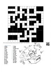 Verbs  in the crossword