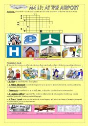 English Worksheet: At the airport