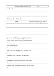 English Worksheet: Robot Dreams by Asimov worksheet 1