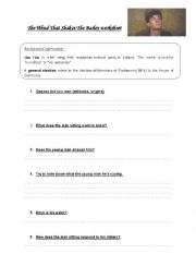 English Worksheet: The Wind That Shakes The Barley (prison scene)