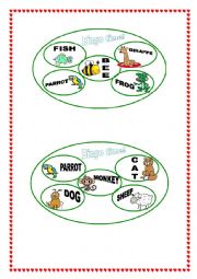 English Worksheet: BINGO TIME! ANIMALS (2ND PART)