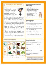 English Worksheet: Childrens Best Friends (Pets)