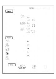 English worksheet: choose the correct answer 