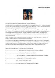 English worksheet: a brief history of poi