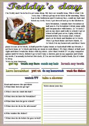 English Worksheet: Teddys day