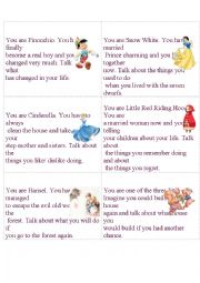 Fairy tales situation cards