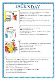 English Worksheet: JACKS DAY