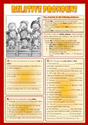 English Worksheet: Relative Pronouns