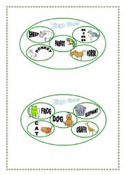 English Worksheet: BINGO TIME! ANIMALS (3RD PART)