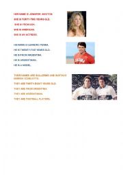 English Worksheet: PERSONAL INFORMATION AND POSSESSIVE PRONOUNS
