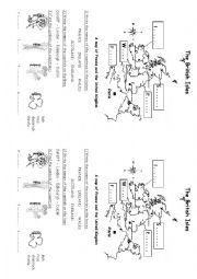 English Worksheet: the British Isles