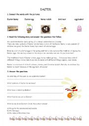 Easter worksheet