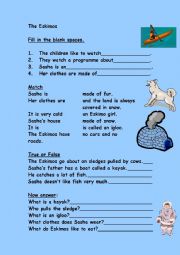 English worksheet: comprehension