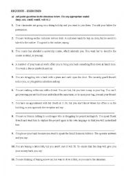 English Worksheet: Polite Requests