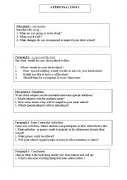 English worksheet: WRITING 