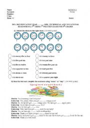 countable & uncountable nouns, times and determiners