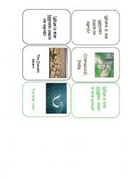 English Worksheet: Superlative Card Game