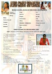 JESUS CHRIST SUPERSTAR full movie worksheet