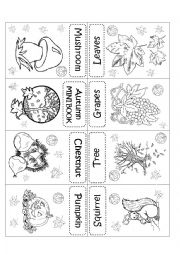 English Worksheet: AUTUMN MINI BOOK