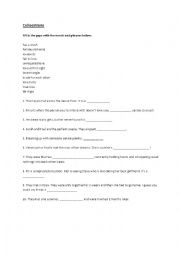 English worksheet: Chat Up Lines