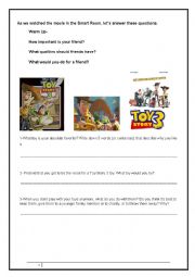 English Worksheet: Toy Story 3