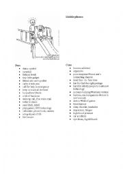 English Worksheet: mobile phones