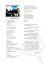 English Worksheet: Out of my hands - Dave Matthews