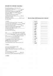 English Worksheet: Because you loved me