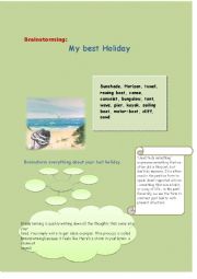 English Worksheet: Descriptive writing+grammar