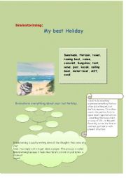 English worksheet: Descriptive writing+grammar