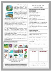 English Worksheet: The City and the Countryside