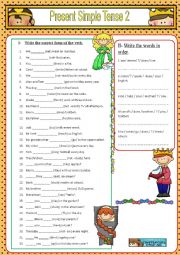 English Worksheet: Present Simple Revision