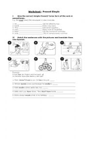 English Worksheet: Present Simple