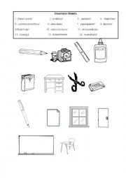 CLASSROOM OBJECTS