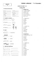 English Worksheet: Worksheets