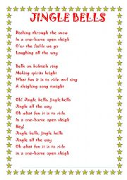 English Worksheet: jingle bells