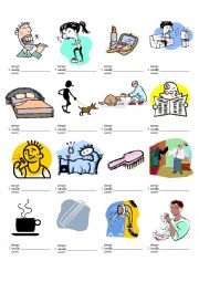 English Worksheet: Everyday Life-Always, Usually, Never