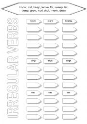 English Worksheet: Irregular Verbs (with key)