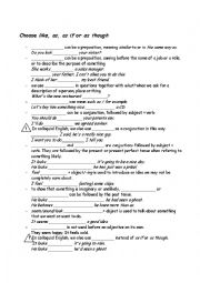 English Worksheet: 