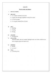 English Worksheet: How to review you lessons
