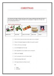 English Worksheet: Video Extr@ Christmas