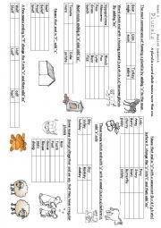 English Worksheet: Plurals