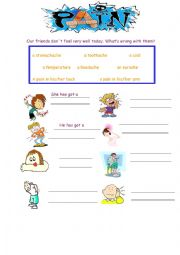 English Worksheet: PAINS