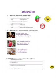 English Worksheet: Modal Verbs