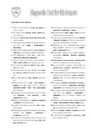 English Worksheet: Diagnostic.Test