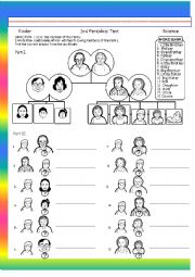 English Worksheet: Family Tree Activity