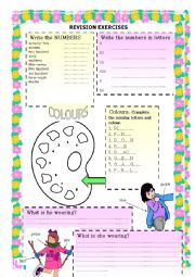 Revision exercises for primary students