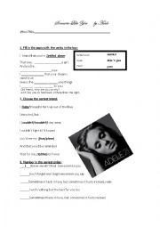 English Worksheet: someone like you